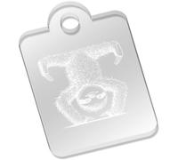 Azeeda 'Handstand Sloth' Laser-Engraved Clear Acrylic Keyring/Keychain/Key Fob/Bag Tag (AK00088840)
