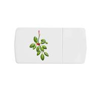Azeeda 'Hanging Mistletoe' Pill Box with Tablet Splitter (PI00043001)