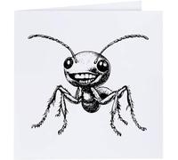 Azeeda 'Happy Ant' Blank Greeting Card (GC00067885)