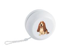 Azeeda 'Happy Basset Hound' Retro Style Yo-Yo (YY00050823)