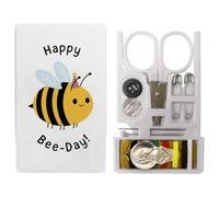 Azeeda 'Happy Bee-Day' Mini Travel Sewing Kit (SE00049144)