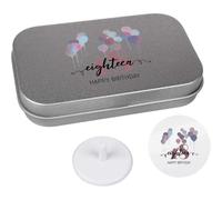 Azeeda 'Happy Birthday Eighteen' Golf Markers Gift Set (GO00081555)