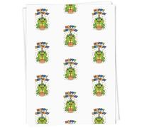 Azeeda 'Happy Birthday Frog' Gift Wrap Paper (GI00111081)