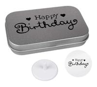 Azeeda 'Happy Birthday' Golf Markers Gift Set (GO00072242)