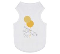 Azeeda 'Happy Birthday Love From Your Dads' Pet Dog/Cat T-Shirt, S (PT00174869)