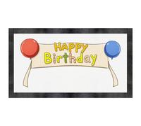 Azeeda 'Happy Birthday Sign' Pet Feeding Mat (PM00037577)