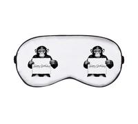 Azeeda 'Happy Birthday with Chimpanzee' Sleep/Travel Eye Mask (EY00033477)