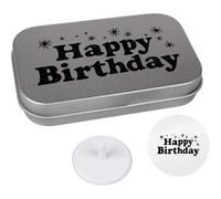 Azeeda 'Happy Birthday with Stars' Golf Markers Gift Set (GO00079647)