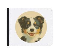 Azeeda 'Happy Border Collie Puppy' Wallet (WL00029219)
