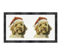 Azeeda 'Happy Christmas Cockapoo' Pet Feeding Mat (PM00040800)