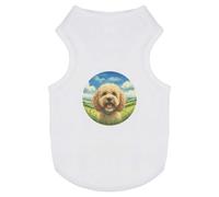 Azeeda 'Happy Cockapoo' Pet Dog/Cat T-Shirt, S (PT00162061)