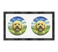 Azeeda 'Happy Cockapoo' Pet Feeding Mat (PM00031807) | Placemat for Dog / Cat Food and Water Bowls, Kitchens and Floors