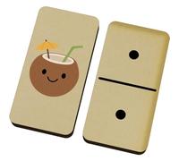 Azeeda 'Happy Coconut Drink' Domino Set & Box (DM00058365)