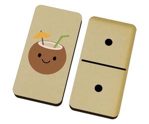 Azeeda 'Happy Coconut Drink' Domino Set & Box (DM00058365)