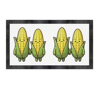 Azeeda 'Happy Corn Cobs' Pet Feeding Mat (PM00041253)