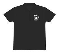 Azeeda 'Happy DJ' Adult Polo Shirt/T-Shirt (XXL, Black) (PL00129028)