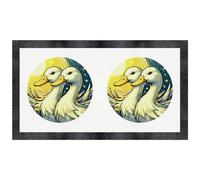 Azeeda 'Happy Duck Friends' Pet Feeding Mat (PM00030762)