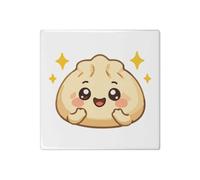 Azeeda 'Happy Dumpling' Ceramic Tile - 108mm Square (TD00044715)