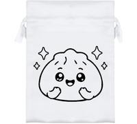 Azeeda 'Happy Dumpling' Satin Gift Bag - 18cm (SB00164105)