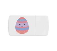 Azeeda 'Happy Easter Egg' Pill Box with Tablet Splitter (PI00042627)
