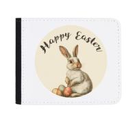 Azeeda 'Happy Easter with Rabbit and Eggs' Wallet (WL00029271)