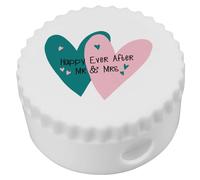 Azeeda 'Happy Ever After Mr and Mrs' Compact Pencil Sharpener (PS00055994)