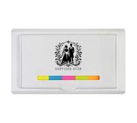 Azeeda 'Happy Ever After Wedding Couple' Sticky Note Ruler Pad (ST00046457)