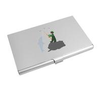 Azeeda 'Happy Fishing by The River' Business Card Holder/Credit Card Wallet (CH00044203)