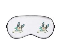 Azeeda 'Happy French Bulldog Puppy' Sleep/Travel Eye Mask (EY00032887)