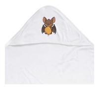 Azeeda 'Happy Fruit Bat' Baby Hooded Towel (HT00037773)