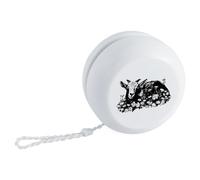 Azeeda 'Happy Goat with Flowers ' Retro Style Yo-Yo (YY00050648)