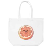 Azeeda 'Happy Grapefruit' Tote Shopping Bag For Life (BG00093155)