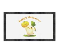 Azeeda 'Happy Halloween Ghost' Pet Feeding Mat (PM00041332)