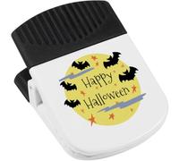 Azeeda 'Happy Halloween' Magnetic Clip (CP00059117) | Fridge / Whiteboard Holder for Photos, Lists, Notes and Reminders