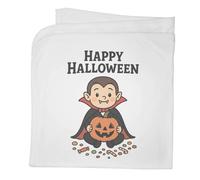Azeeda 'Happy Halloween Vampire' Cotton Baby Blanket/Shawl (BY00044501)
