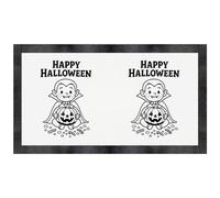 Azeeda 'Happy Halloween Vampire' Pet Feeding Mat (PM00032683)
