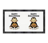 Azeeda 'Happy Halloween Vampire' Pet Feeding Mat (PM00032684)