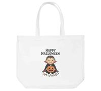 Azeeda 'Happy Halloween Vampire' Tote Shopping Bag For Life (BG00086029)