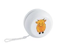Azeeda 'Happy Highland Cow' Retro Style Yo-Yo (YY00050918)