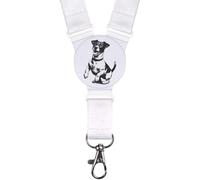 Azeeda 'Happy Jack Russell' Neck Strap/Lanyard (LY00044730)