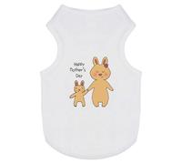 Azeeda 'Happy Mother's Day Bunnies' Pet Dog/Cat T-Shirt, M (PT00149966)