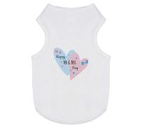 Azeeda 'Happy Mr And Mrs Day' Pet Dog/Cat T-Shirt, XS (PT00187132)