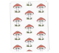 Azeeda 'Happy Mushroom' Gift Wrap Paper (GI00140681)