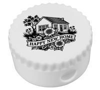 Azeeda 'Happy New Home' Compact Pencil Sharpener (PS00058576)