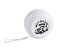 Azeeda 'Happy New Year 2026 Vintage Car' Retro Style Yo-Yo (YY00051631)