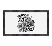 Azeeda 'Happy New Year 2027' Pet Feeding Mat (PM00040738)