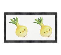 Azeeda 'Happy Onion' Pet Feeding Mat (PM00040908)