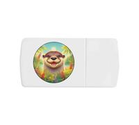 Azeeda 'Happy Otter' Pill Box with Tablet Splitter (PI00039286)