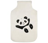 Azeeda 'Happy Panda' Hot Water Bottle Cover (HW00052298)