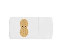 Azeeda 'Happy Peanut Shell' Pill Box with Tablet Splitter (PI00045107)